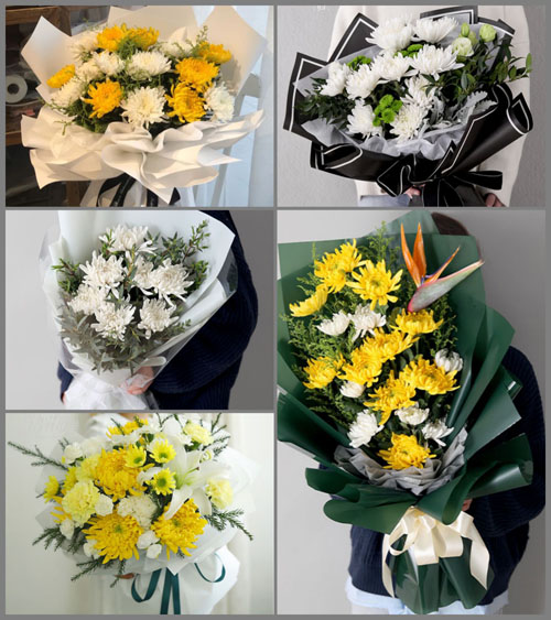 山东青岛平度市旧店镇富涧村白事花束代送